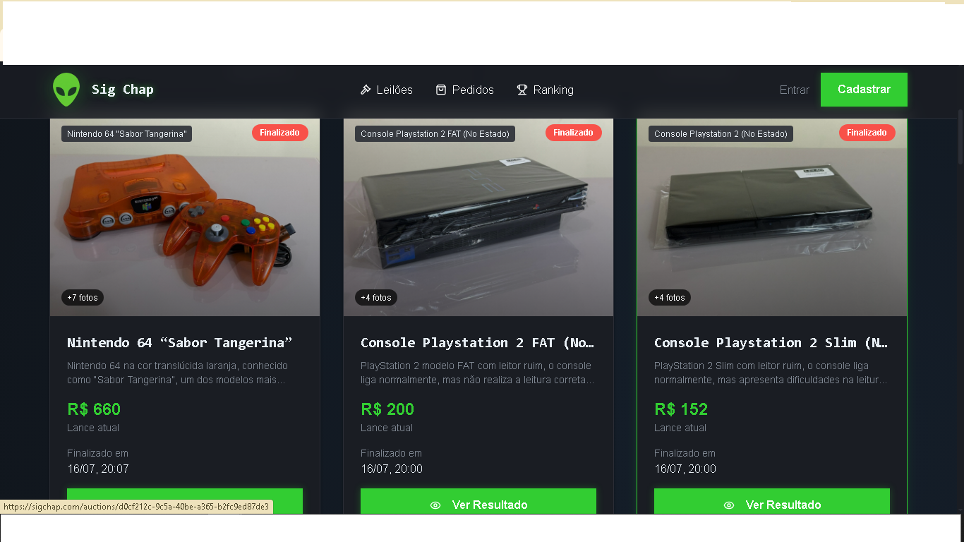 retrogamer, leilões, games